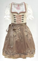 KRÜGER Dirndl Jane Mini Creme-Sand 46225 mit Bluse...