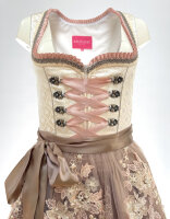 KRÜGER Dirndl Jane Mini Creme-Sand 46225 mit Bluse...