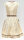 KRÜGER Dirndl Jane Mini Creme-Sand 46225 mit Bluse Mietdauer 4 Tage**