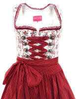 KRÜGER Dirndl Silvana Mini Rot-Weiß 46315 mit...