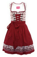 KRÜGER Dirndl Silvana Mini Rot-Weiß 46315 mit Bluse Gr. 34 Mietdauer 4 Tage**