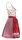 KRÜGER Dirndl Silvana Mini Rot-Weiß 46315 mit Bluse Gr. 34 Mietdauer 4 Tage**