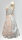 KRÜGER Dirndl Juliane Mini Grau-Apricot 48255 mit Bluse Gr. 44 Mietdauer 4 Tage**