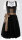 KRÜGER Dirndl Taina Knielang Schwarz-Gold 406261 mit Bluse Mietdauer 4 Tage**