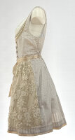 KRÜGER Dirndl Charlene Mini Creme-Gold 414762 mit Bluse Gr. 42 Mietdauer 4 Tage**