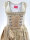 KRÜGER Dirndl Charlene Mini Creme-Gold 414762 mit Bluse Gr. 42 Mietdauer 4 Tage**