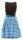 Spieth & Wensky Dirndl Anika Knielang Braun-Türkis mit Bluse Gr. 36 Mietdauer 4 Tage**
