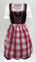 Spieth & Wensky Dirndl Mulda Knielang Schwarz-Pink...