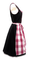 Spieth & Wensky Dirndl Mulda Knielang Schwarz-Pink mit Bluse Gr. 40 Mietdauer 4 Tage**