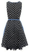 Spieth & Wensky Dirndl Naomi Knielang Schwarz-Blau mit Bluse Mietdauer 4 Tage**