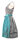 Spieth & Wensky Dirndl Radau Knielang Schwarz-Aqua-Pink mit Bluse Gr. 38 Mietdauer 4 Tage**