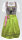 Spieth & Wensky Dirndl Radau Knielang Schwarz-Linde-Pink mit Bluse Gr. 38 Mietdauer 4 Tage**