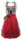 Spieth & Wensky Dirndl Radau Knielang Schwarz-Rot-Grün mit Bluse Gr. 36 Mietdauer 4 Tage**