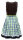 Spieth & Wensky Dirndl Nevana Knielang Braun-Maigrün mit Bluse Gr. 36 Mietdauer 4 Tage**