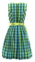 Spieth & Wensky Dirndl Regula Knielang Grün-Sky mit Bluse Mietdauer 4 Tage**