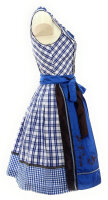 Spieth & Wensky Dirndl Reindl Knielang Royal-Braun mit Bluse Gr. 38 Mietdauer 4 Tage**