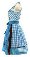 Spieth & Wensky Dirndl Reindl Knielang Aqua-Braun mit Bluse Gr. 36 Mietdauer 4 Tage**