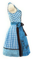 Spieth & Wensky Dirndl Reindl Knielang Aqua-Braun mit Bluse Gr. 36 Mietdauer 4 Tage**
