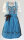 Spieth & Wensky Dirndl Reindl Knielang Aqua-Braun mit Bluse Gr. 36 Mietdauer 4 Tage**