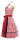 Spieth & Wensky Dirndl Reindl Knielang Rot-Braun mit Bluse Mietdauer 4 Tage**