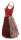 Spieth & Wensky Dirndl Reise Knielang Pink-Rot-Grün mit Bluse Mietdauer 4 Tage**