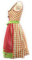 Spieth & Wensky Dirndl Ria Knielang Lachs-Limone mit Bluse Mietdauer 4 Tage**
