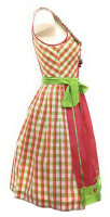Spieth & Wensky Dirndl Ria Knielang Lachs-Limone mit Bluse Mietdauer 4 Tage**