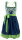 Spieth & Wensky Dirndl Ria Knielang Blau-Limone mit Bluse Gr. 38 Mietdauer 4 Tage**