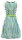 Spieth & Wensky Dirndl Ria Knielang Blau-Limone mit Bluse Gr. 38 Mietdauer 4 Tage**