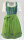 Spieth & Wensky Dirndl Riana Knielang Azur-Lime mit Bluse Gr. 38 Mietdauer 4 Tage**
