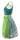 Spieth & Wensky Dirndl Riana Knielang Azur-Lime mit Bluse Gr. 38 Mietdauer 4 Tage**