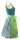 Spieth & Wensky Dirndl Riana Knielang Azur-Lime mit Bluse Gr. 38 Mietdauer 4 Tage**
