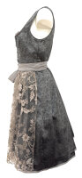 Spieth & Wensky Dirndl Amike Knielang Taupe mit Bluse Gr. 38 Mietdauer 4 Tage**