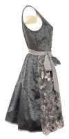 Spieth & Wensky Dirndl Amike Knielang Taupe mit Bluse Gr. 38 Mietdauer 4 Tage**