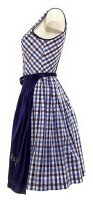 Spieth & Wensky Dirndl Nymphe Knielang Pflaume-Aubergine mit Bluse Gr. 36 Mietdauer 4 Tage**
