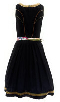 Spieth & Wensky Dirndl Taunus Knielang Rose-Schwarz-Aprikose mit Bluse Mietdauer 4 Tage**