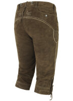 Kniebund Lederhose Valentin Braun mit Träger Modell 2023(24 Mietdauer 4 Tage**