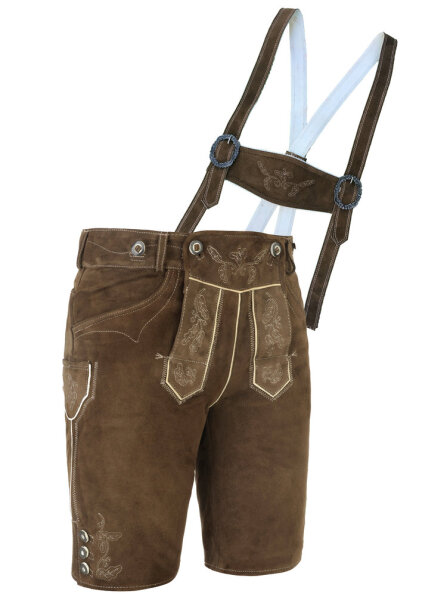 Kurze Lederhose Volker Braun mit Träger Modell 2020/22 Mietdauer 4 Tage**
