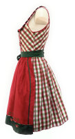 Spieth & Wensky Dirndl Ria Knielang Rot-Flasche mit Bluse Gr. 38 Mietdauer 4 Tage**