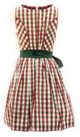 Spieth & Wensky Dirndl Ria Knielang Rot-Flasche mit Bluse Gr. 38 Mietdauer 4 Tage**