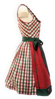 Spieth & Wensky Dirndl Ria Knielang Rot-Flasche mit Bluse Gr. 38 Mietdauer 4 Tage**