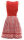 Spieth & Wensky Dirndl Tinette Knielang Rot-Beige mit Bluse Gr. 36 Mietdauer 4 Tage**