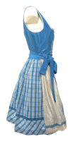 Spieth & Wensky Dirndl Tinette Knielang Aqua-Beige mit Bluse Mietdauer 4 Tage**