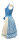 Spieth & Wensky Dirndl Tinette Knielang Aqua-Beige mit Bluse Mietdauer 4 Tage**
