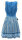 Spieth & Wensky Dirndl Tinette Knielang Aqua-Beige mit Bluse Mietdauer 4 Tage**