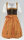 Spieth & Wensky Dirndl Tira Knielang Braun-Gelb mit Bluse Gr. 34 Mietdauer 4 Tage**