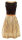 Spieth & Wensky Dirndl Tira Knielang Braun-Gelb mit Bluse Gr. 34 Mietdauer 4 Tage**