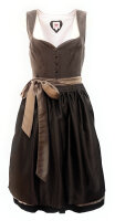 Spieth & Wensky Dirndl Waleska Knielang Braun mit Bluse Gr. 40 Mietdauer 4 Tage**