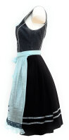 Spieth & Wensky Dirndl Twist Knielang Denim-Eis mit Bluse Gr. 42 Mietdauer 4 Tage**