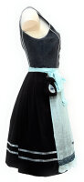 Spieth & Wensky Dirndl Twist Knielang Denim-Eis mit Bluse Mietdauer 4 Tage**
